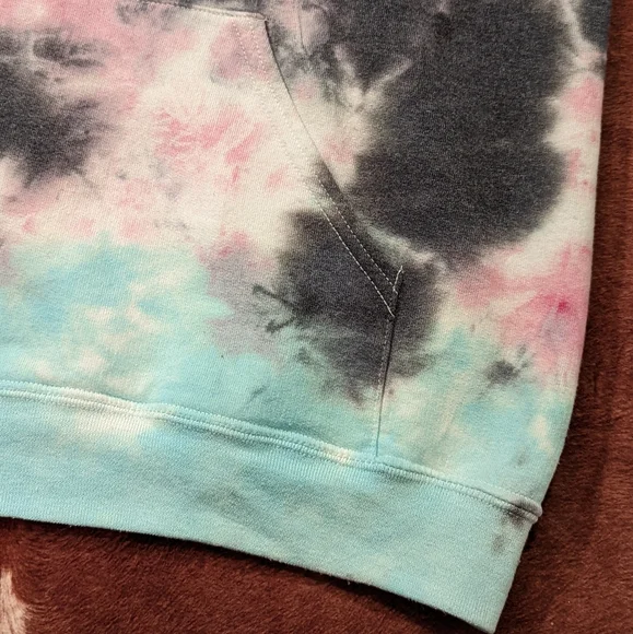 Artist Union Tie Dye Hooded Pullover Sweatshirt - Picture 7 of 14